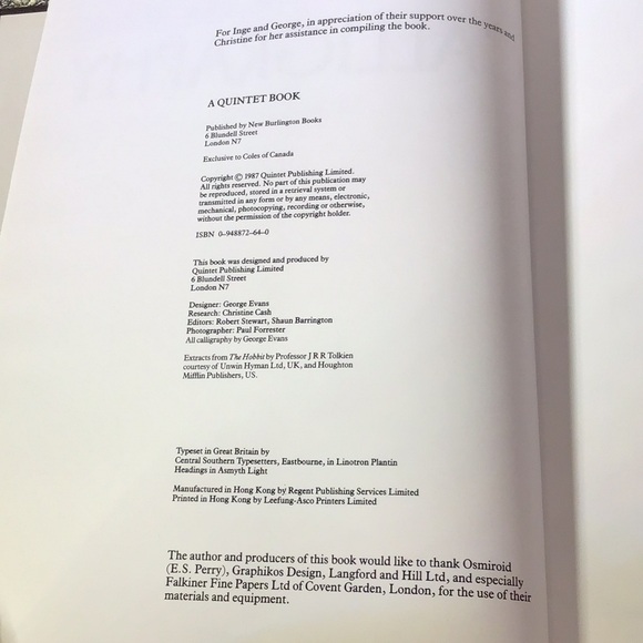 An Introduction to Calligraphy vintage lrg hardcover book 1987 George Evans - Picture 7 of 11